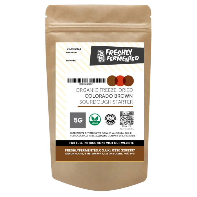 Organic Freeze Dried Colorado Brown Sourdough Starter