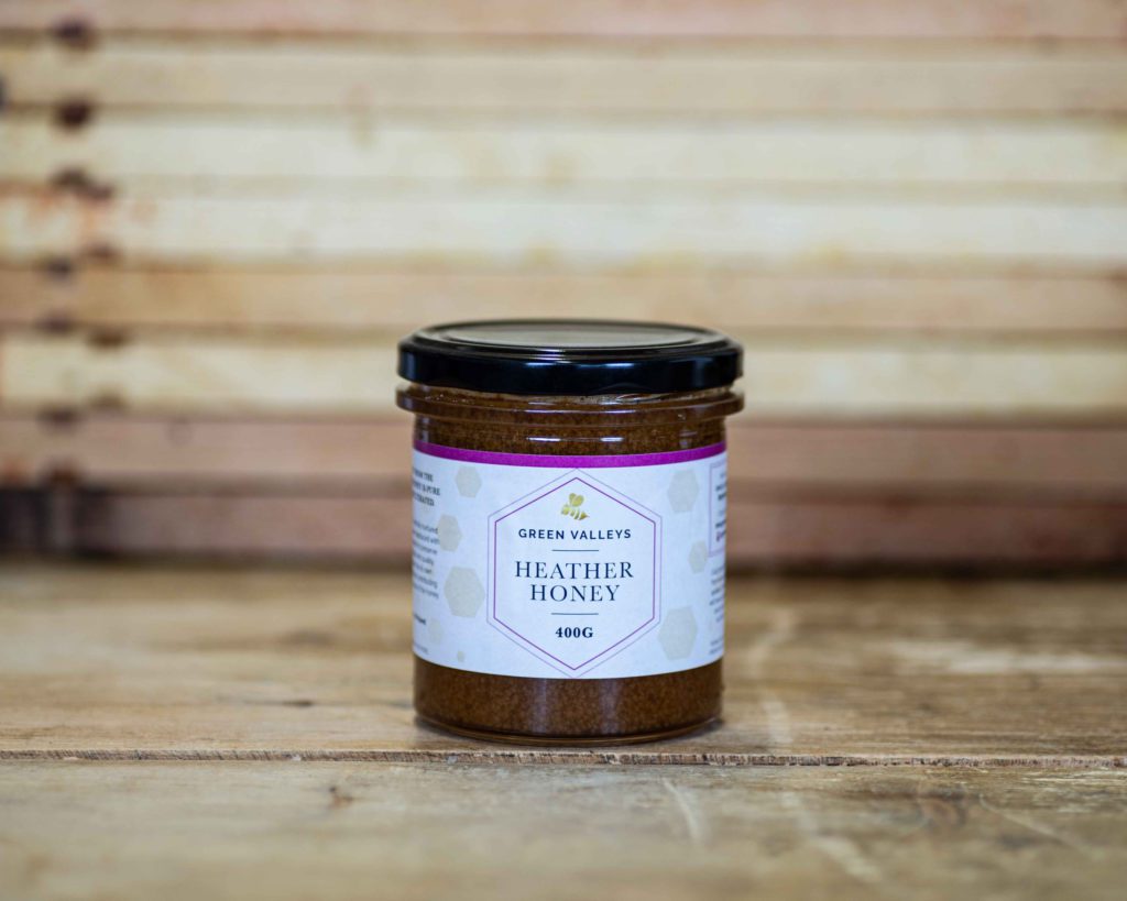 heather honey jar